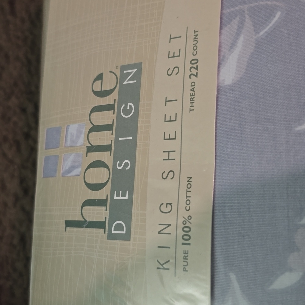 Home Design king sheet set - Picture 2 of 5